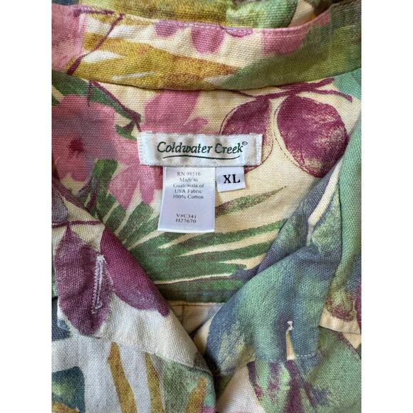 Vintage Coldwater Creek Designs C Jacket, size XL, Floral design - Picture 3 of 5